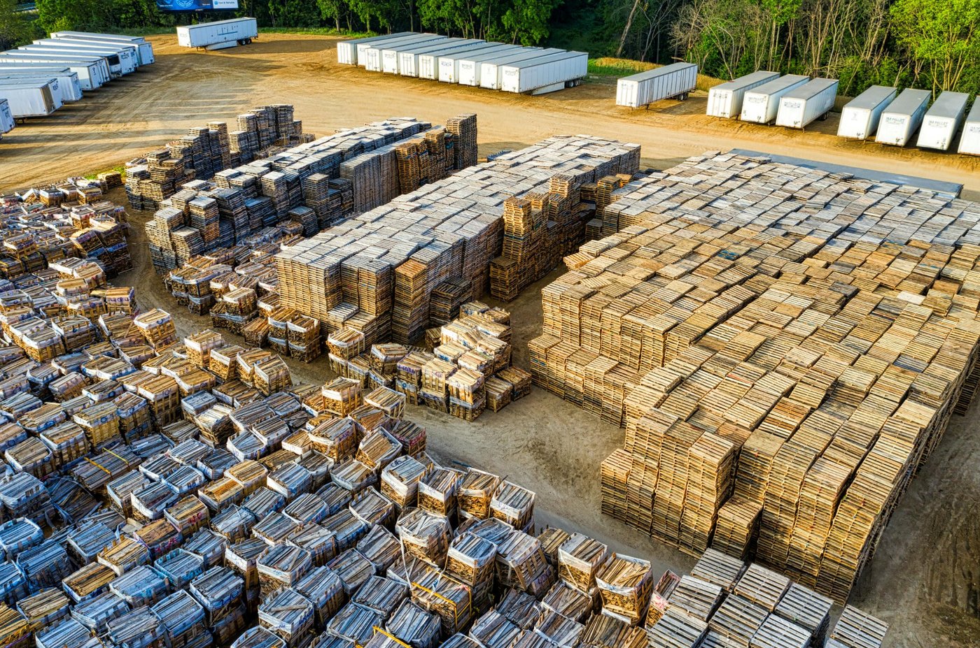 Florida Pallet Supply pallet yard inventory